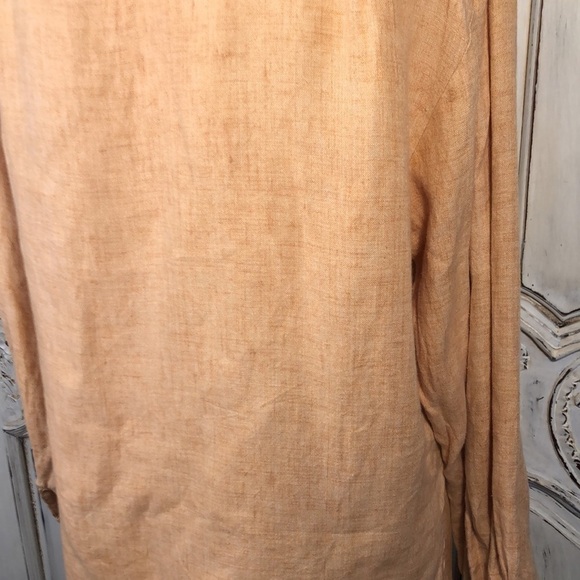 David Dart Collection 100% Pumpkin Latte Color Two Piece Top and Maxi Skirt Set - Picture 15 of 17